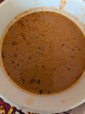 Peanut soup at Brimelia in Freetown