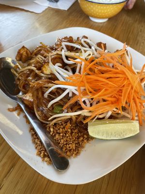 Pad Thai w/ Tofu  at PDX Thai Dining in Portland