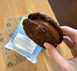 Mudwich vegan ice cream sandwich   at Wild Scoops - Benson Blvd in Anchorage