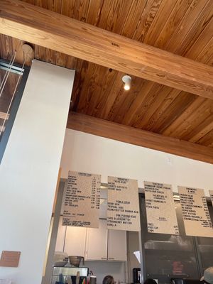 Menú  at Ginger Kale in Houston