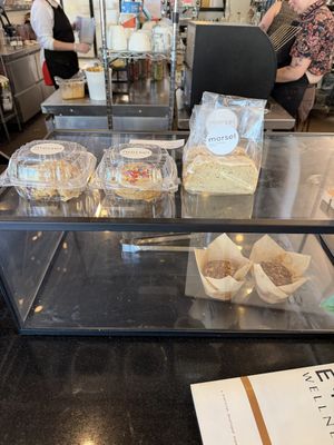 Vegan desserts  at E+Rose Wellness Cafe - Wedgewood in Nashville