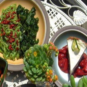 Tiengarden offers healthy caring vegan food. at Tiengarden in New York City