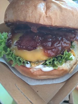 BJ burger at 13th Element in Nottingham