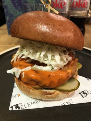 Buffalo Burger  at 13th Element in Nottingham