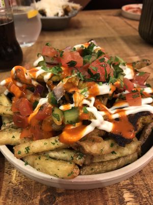 Shawarma Loaded Fries  at 13th Element in Nottingham