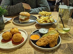 Mac balls and tenders at 13th Element in Nottingham