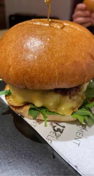 Truffle Burger  at 13th Element in Nottingham