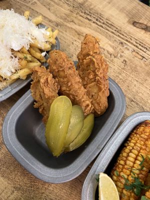 Fake chicken. Incredible!!!!  at 13th Element in Nottingham