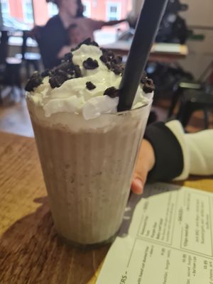 Oreo milkshake at 13th Element in Nottingham