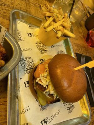 Buffalo Burger and Fries   at 13th Element in Nottingham