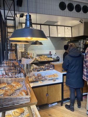 Interior #Veganuary at B Bagel in London