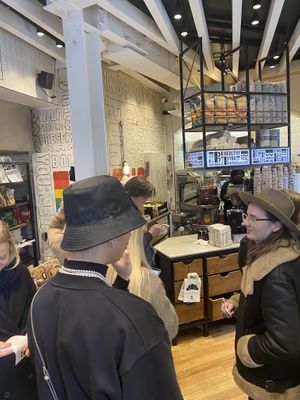 Interior #Veganuary at B Bagel in London
