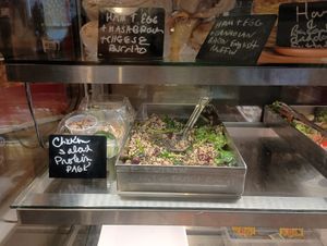 Vegan rice spinach craisin salad at The Coffee Factory in Muskegon