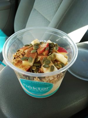 Pumpkin Almond Bowl (seasonal 11/22) at Nekter Juice Bar in Chandler