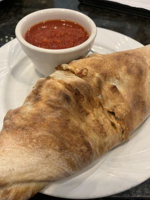 Veggie Stromboli   at Illiano's Grill in Norwich