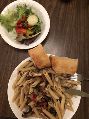 Wild Mushroom with penne pasta.  at Illiano's Grill in Norwich