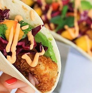 Vegan Fish Tacos at Craft 850 in Panama City Beach