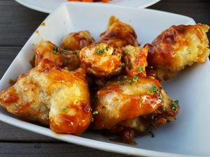 Barbecue Cauliflower Wings at Craft 850 in Panama City Beach