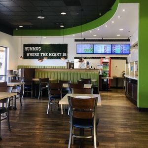 Counter and open kitchen  at Green Corner in Chandler