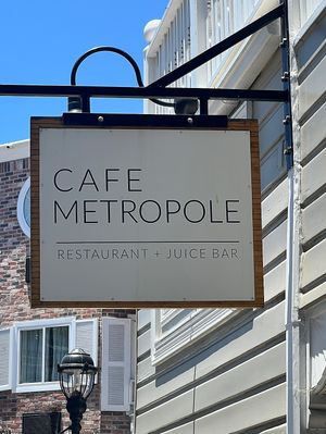   at Cafe Metropole in Santa Catalina Island