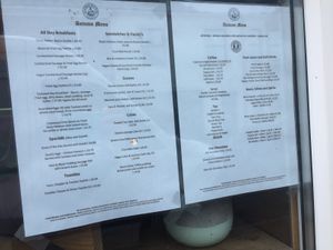 Not many other options in this locality so good to find this place.  We were not hungry but the vegan cake sounded tempting! at Castaways Tea Shop in Seaton Sluice