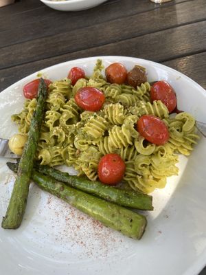 Radiatori Pesto  at Norwood's Restaurant & Treehouse Bar in New Smyrna Beach
