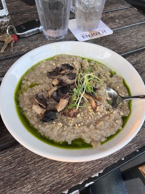 Risotto 🌱  at Norwood's Restaurant & Treehouse Bar in New Smyrna Beach