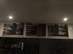 Mw u at Hank's Bagels in Burbank