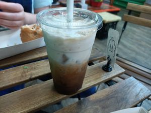 Vietnamese Coconut Coffee at The Fat Carrot in West End