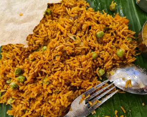 Veg biryani at Madura's Vilas in Central Singapore