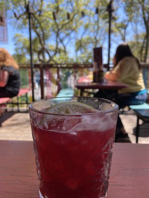 Hibiscus Margarita   at Taco Boy in Folly Beach