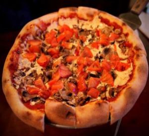 Vegan pizza at The Original Pizza Cookery in Thousand Oaks