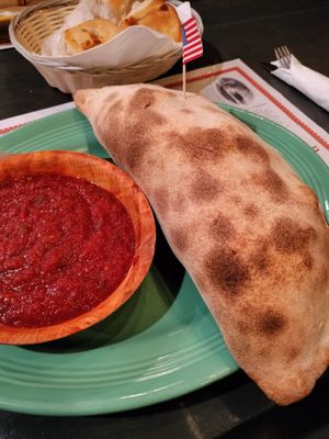 Vegan Calzone at The Original Pizza Cookery in Thousand Oaks