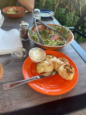 Vegan Cesar and cheese bread   at The Original Pizza Cookery in Thousand Oaks