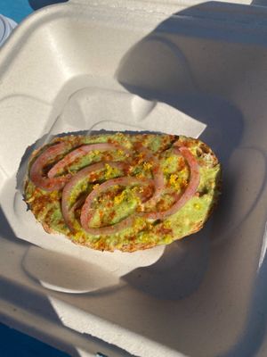 Avocado toast  at RND Coffee Lounge in Roanoke