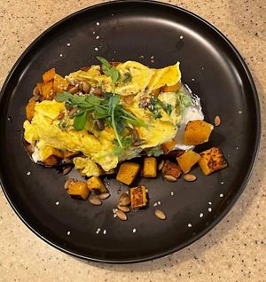 Avocado toast with egg at Buena Onda Cafe in St Augustine