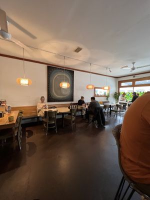 Inside seating   at Buena Onda Cafe in St Augustine