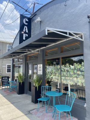 Outside   at Buena Onda Cafe in St Augustine