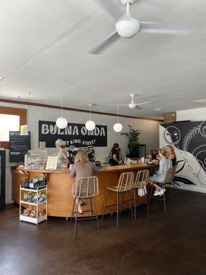 Counter   at Buena Onda Cafe in St Augustine
