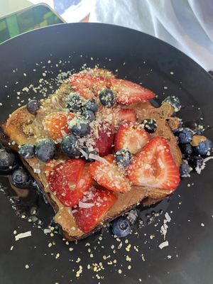 Nut toast   at Buena Onda Cafe in St Augustine