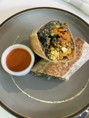 Breakfast burrito  at Buena Onda Cafe in St Augustine