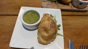 Empanada at Buena Onda Cafe in St Augustine