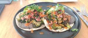 Taco broccoli  at Buena Onda Cafe in St Augustine