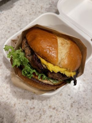 Roy Choi Burger at The Joint Vegan Street Food in Colorado Springs