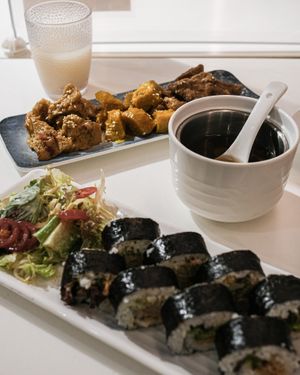 「借問素餐何處有 牧童遙指杏花邨」 at Veggie Souffle 蔬芙 in Hong Kong Island