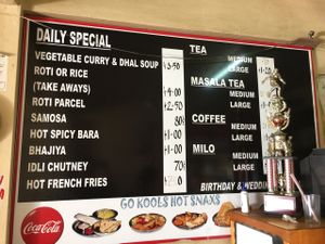 Menü at Go Kools Hot Snacks in Sigatoka