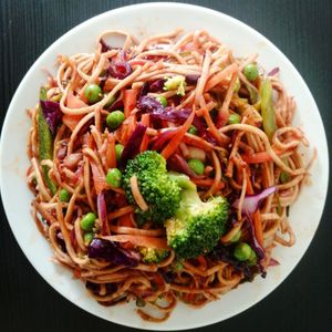 Hangry Hakka Noodles at The Hangry Vegan in Leighton Buzzard