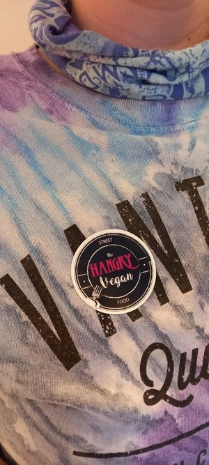 Free sticker to show off from The Hangry Vegan at The Hangry Vegan in Leighton Buzzard