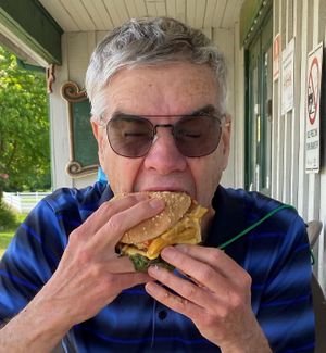 Poutine Burger  at The Munch Room in Courtenay