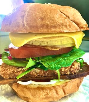 Loaded Breakfast Bun at The Munch Room in Courtenay